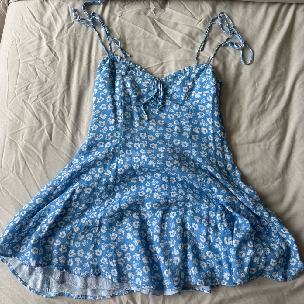 Blue Life Blue Spaghetti Strap Sundress